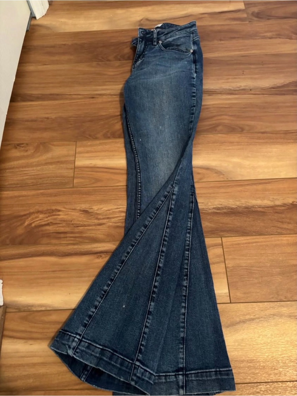 Shyanne Dark Blue Flare Jeans